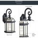 Barrie 1 Light 16 inch Black Outdoor Wall, Medium